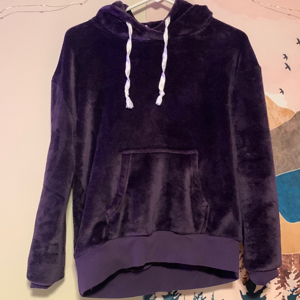 Purple Velvet Hoodie